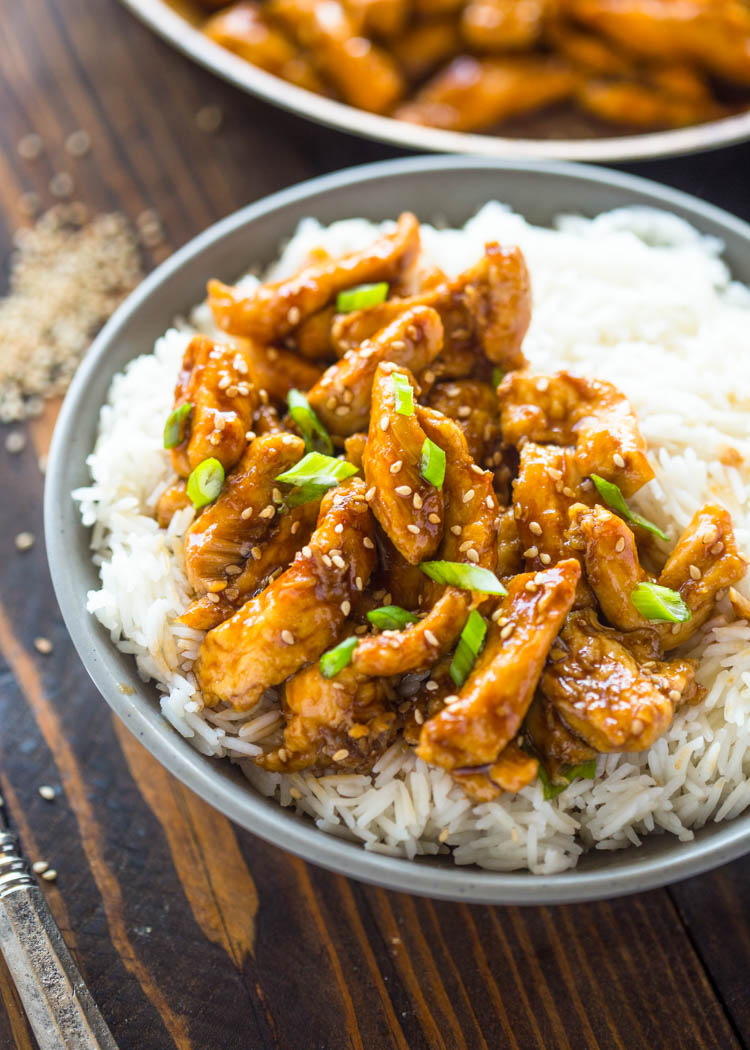 20 Minute Healthier Sesame Chicken